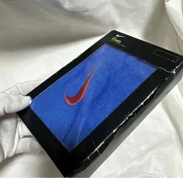 새상품 NIKE 나이키 스포츠 타월 머플러 타월 페이스 타월 파랑