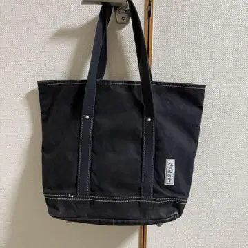 신잔로 캔버스 블랙 토트백