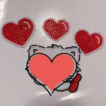 부채 데코 부품