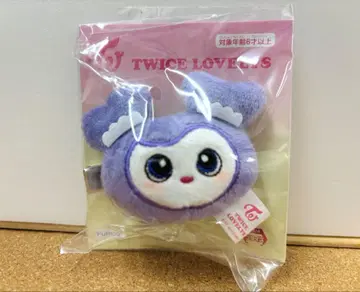 TWICE LOVERYS 봉제 인형 헤어핀 gigo 한정판 사나