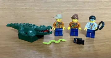 레고 LEGO 정글 탐험대 미니 피규어 악어 세트