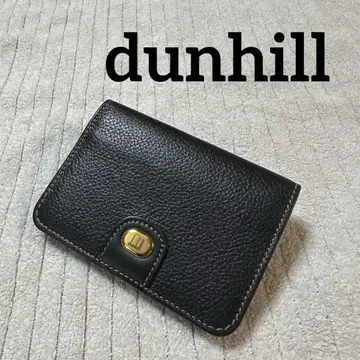 [ 새상품 ] dunhill ( 던힐 ) 명함지갑 카드 케이스 주름가죽