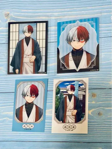 토도로키 쇼토 히로아카 트레이딩 비주얼 카드 나의 히어로 아카데미아