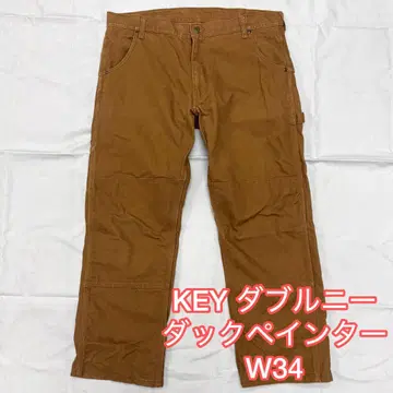W36 상당 Key 더블니 덕 페인터 팬츠 W34