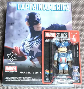 MARVEL 캡틴 아메리카 피규어 & Happy 복권 베어브릭