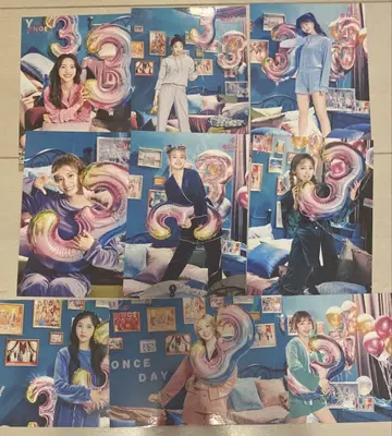 TWICE 3주년 기념 포토 카드 세트