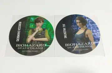 도쿄 타워 영화 바이오하자드 콜라보 레베카&질 코스터 2세트
