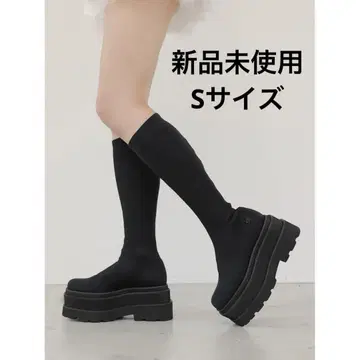 다리치 Darich 울트라 스트레치 플랫 부츠 S 사이즈 미사용 새상품