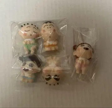짱구는 못말려(크레용 신짱) 허그코트 6 가챠 미니어처 전 5종 컴플리트