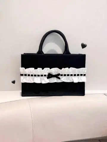 [ 익명 배송 ] JILTU petit frill tote bag 토트백
