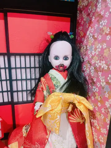 인형의 집 오이란 리빙 데드 인형 기모노 방 세트