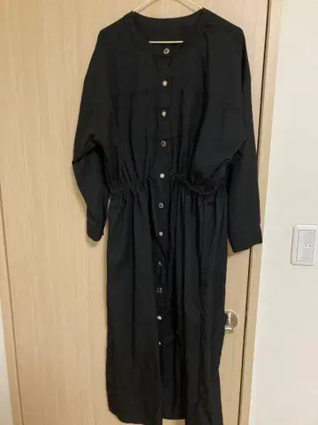 블랙 긴팔 셔츠 원피스