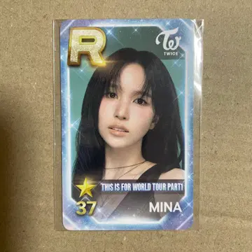 TWICE THIS IS FOR SSJYP 리얼 카드 MINA 미나