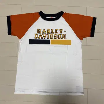 초레어 명작! 구 리얼 맥코이 HARLEY-DAVIDSON 오렌지 T셔츠