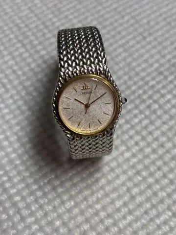 seiko 세이코 CREDOR 손목시계 실버/골드 메쉬 밴딩