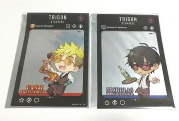 TRIGUN STAMPEDE 트라이건 트레이딩 클리어 카드 2점