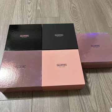 BLACKPINK THE ALBUM 전 4종 컴플리트 1상자, 5장 세트