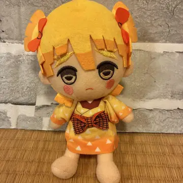 레어 새상품급 귀멸의 칼날 젠이츠 젠코 Chibi 봉제 인형 마스코트