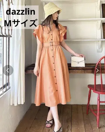 dazzlin 더블 슬리브 셔츠 원피스 M 사이즈