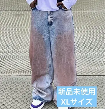 그라데이션 데님 와이드 팬츠 XL 사이즈