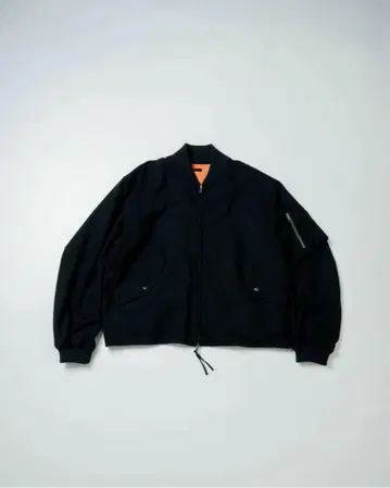 RHYTHR WORSTED MA-1 BLACK