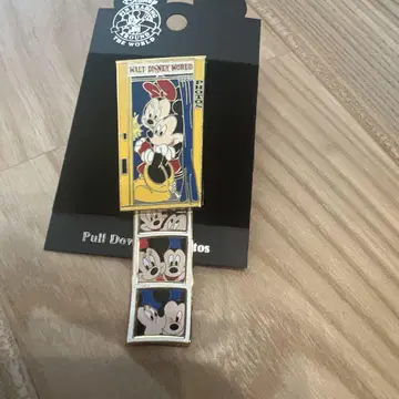 wdw 디즈니 풀다운 사진 미키 미니 핀 배지