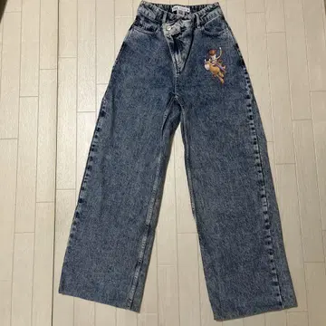 ZARA 토이스토리 콜라보 와이드 레그 데님 EUR32