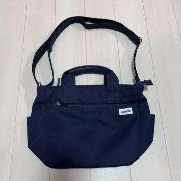 anello GRANDE 아네로 그랑 토트형 숄더백 네이비