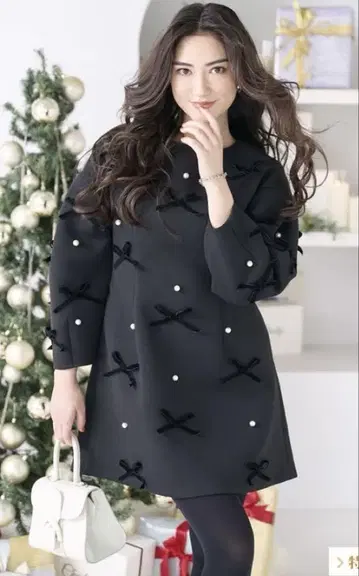 chesty ayano x chesty 벨로아 리본 펄 원피스 사이즈 0