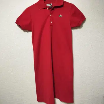 [ 시착만 한 상품 ] LACOSTE 레드 폴로 원피스 라코스테 프랑스제