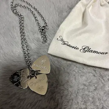 HYSTERIC GLAMOUR 3연 피크 목걸이