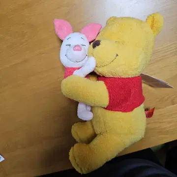 푸우 피글렛 봉제 인형 약 30cm