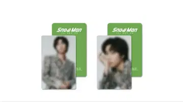 아베 료헤이 포토 카드 팩 B SnowMan 1st POPUP 한국