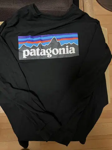 patagonia 롱t 블랙