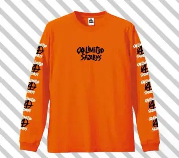 04 limited sazabys verdy 콜라보 롱 T 오렌지