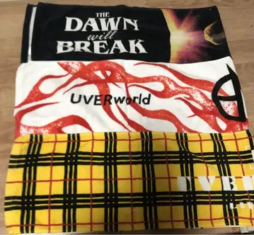 새상품급 UVERworld 머플러 타월 3개 세트