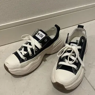 ALL STAR 컨버스 서지 트레이너 통굽 스니커즈 네이비 23cm