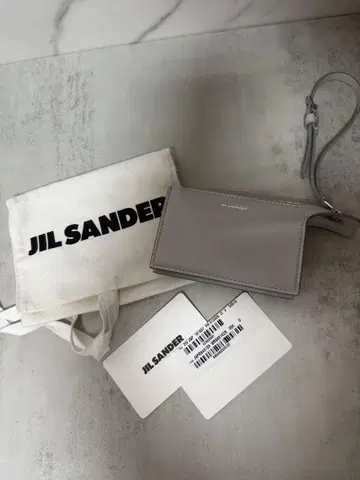 JIL SANDER 그레이 카드 케이스