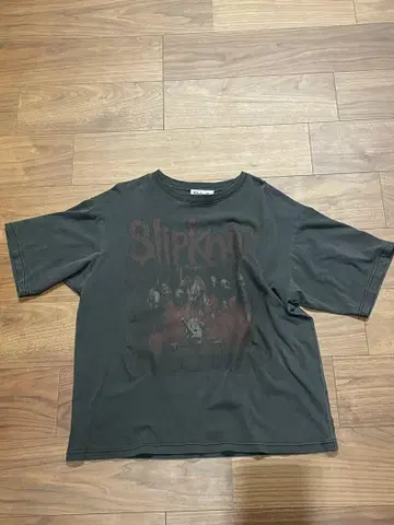 SLIPKNOT 피그먼트 가공 T셔츠 반팔