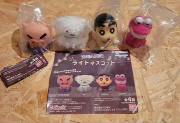 미개봉 짱구는 못말려(크레용 신짱) 라이트 마스코트 4종류 컴플리트