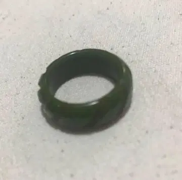 1930년대 베이클라이트 그린 반지 조각 VINTAGE 앤티크