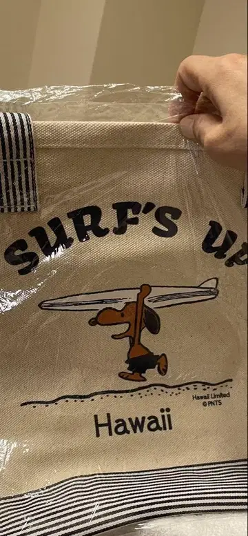 스누피 토트백 SURF'S UP Hawaii
