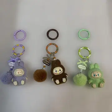 새상품 Labubu 키링 스트랩 3개 세트