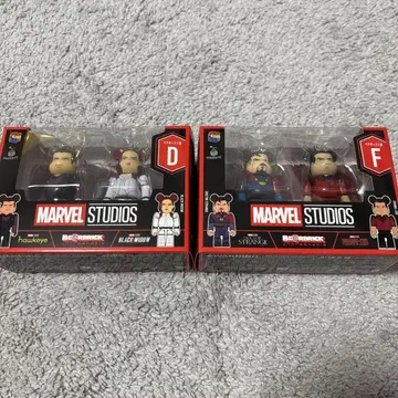 베어브릭 MARVEL STUDIOS 제일복권 D, F 세트