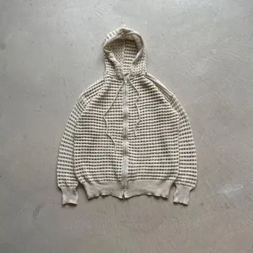 mesh zip up knit hoodie 후드티 집업 니트