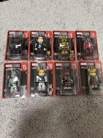 MARVEL STUDIOS 베어브릭 제일복권 8체 세트