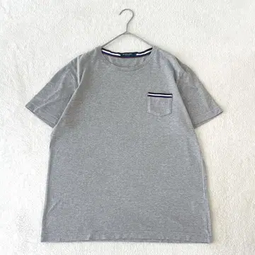 새상품급 BLACK LABEL CRESTBRIDGE 보더t셔츠 그레이 L