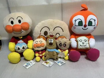 호빵맨 봉제 인형 세트 호빵맨 짤랑이 쿠션
