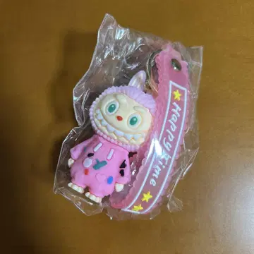 미개봉 러브브 키링 Happy Time 핑크 인형뽑기 경품