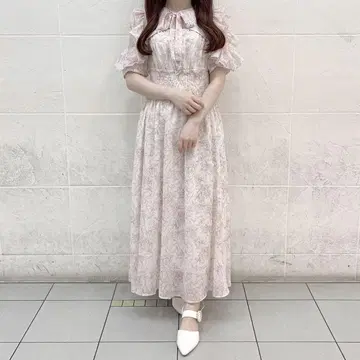 evelyn 오리지널 꽃무늬 원피스 핑크